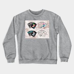 Playing Cards US Maps Crewneck Sweatshirt